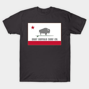 Gray Buffalo Surf Co - CA FLAG T-Shirt